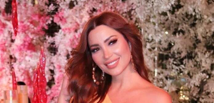نسرين طافش تتوجه إلى مدينة كان برفقة زوجها الجديد