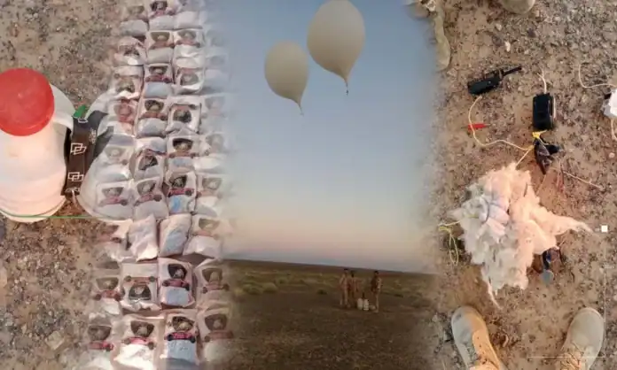 الجيش الأردني يحبط عملية تهريب مخدرات باستخدام بالونات موجهة عن بُعد