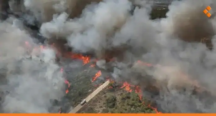 سوريا الأردن يقدّم دعماً نوعياً لإخماد حرائق اللاذقية المتواصلة