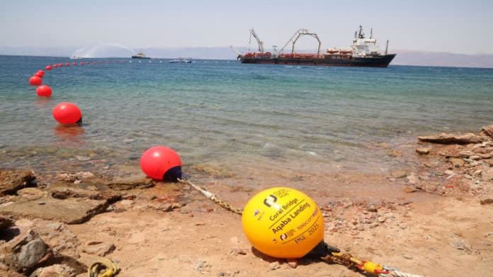 اكتمال ربط الأردن ومصر عبر الكابل البحري 