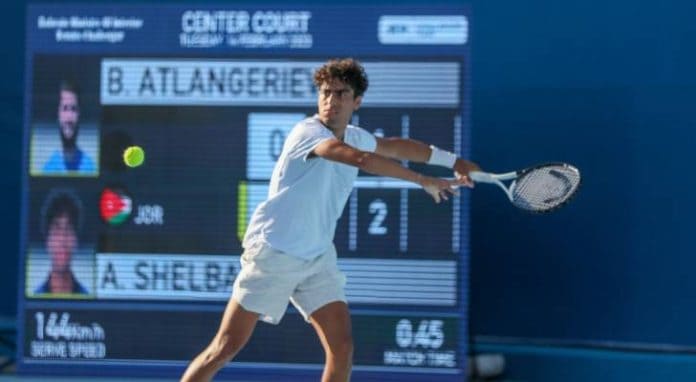 لاعب التنس الأردني عبد الله شلباية ينسحب من مواجهة لاعب إسرائيلي في بطولة خيرسونيس