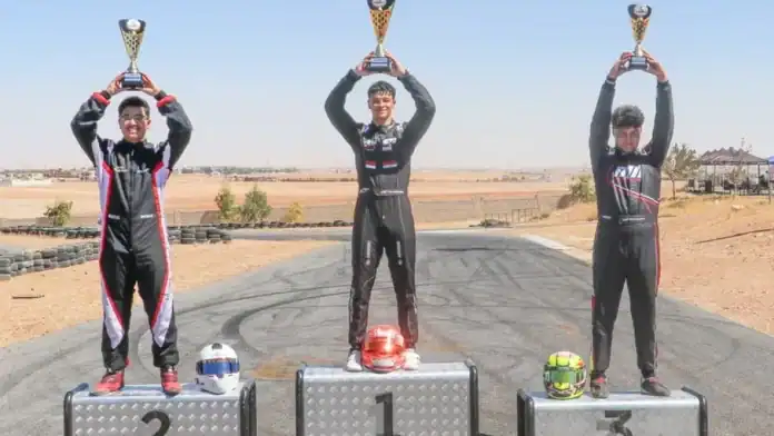 الحموي بطلاً لفئة السينيور وحداد يتوج بفئة الجونيور في ختام بطولة الأردن للكارتينغ