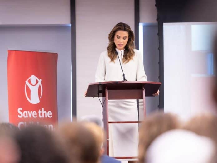 الملكة رانيا تشارك في اجتماع أممي لدعم أطفال فلسطين