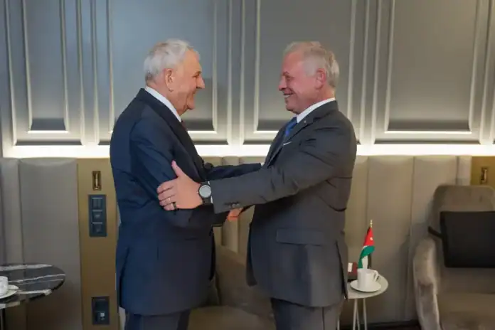 الملك عبدالله الثاني يستقبل الرئيس العراقي عبداللطيف رشيد في الأردن