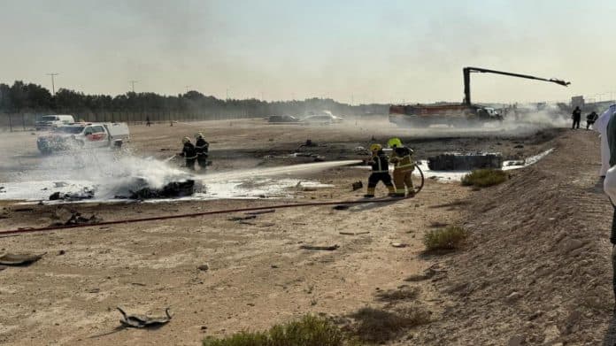 حادث مأساوي في معرض دبي للطيران: سقوط طائرة مقاتلة هندية يودي بحياة الطيار