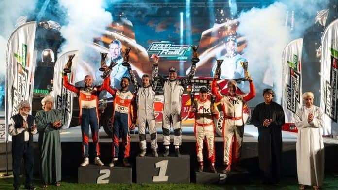 Jordan leaves a strong mark at the opening of the Middle East Rally Championship in Muscat