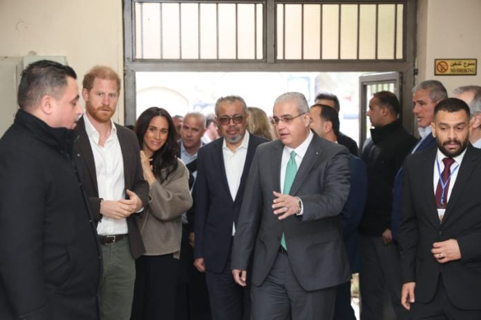 زيارة دوق ودوقة ساسكس لمركز تأهيل في عمّان