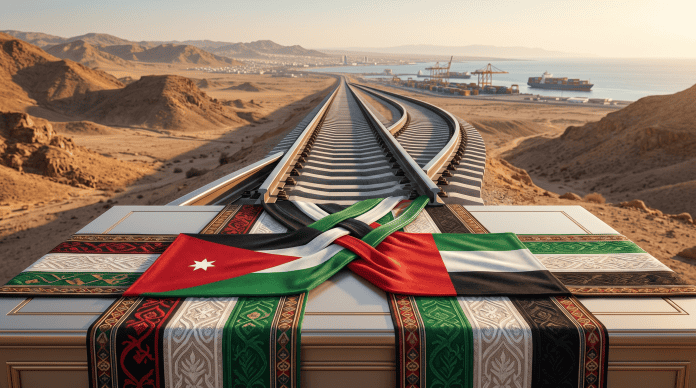 توقيع مذكرات تفاهم وشراكة أردنية إماراتية لتنفيذ مشروع سكة حديد العقبة