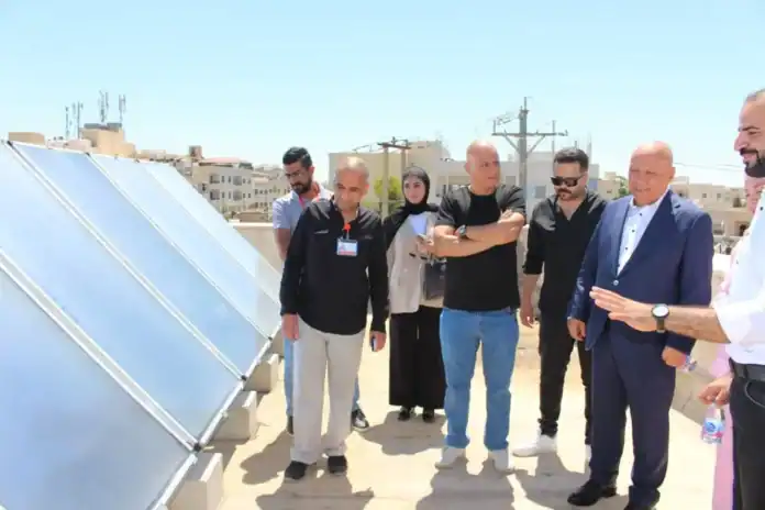 تشغيل نظام حديث للسخانات الشمسية في مستشفى الأميرة رحمة