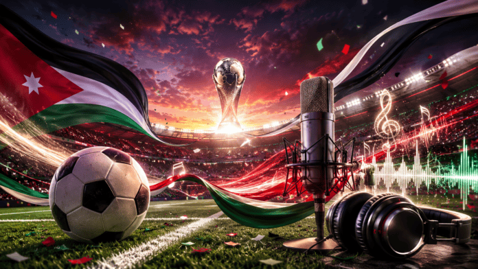 إصدار العمل الغنائي الرسمي للمنتخب الأردني للمشاركة المونديالية