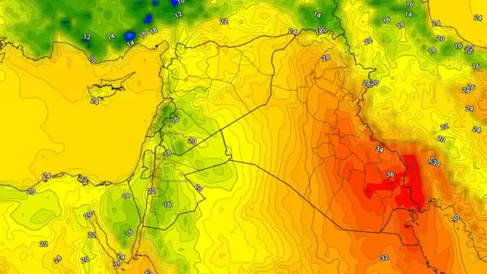 موجة حارة تؤثر على الأردن والحرارة تصل 44 درجة قبل انخفاضها الجمعة