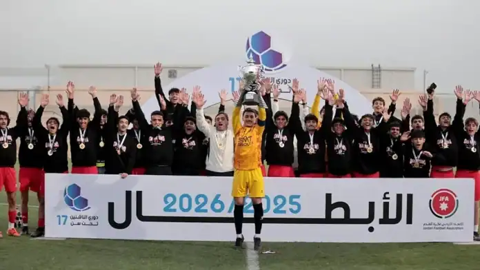 فرسان الأردن يحسم لقب دوري النخبة للناشئين بخماسية في مرمى الوحدات