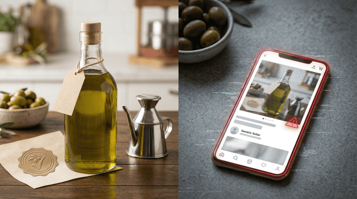 تحذيرات رسمية من شراء زيت الزيتون عبر منصات إلكترونية مجهولة