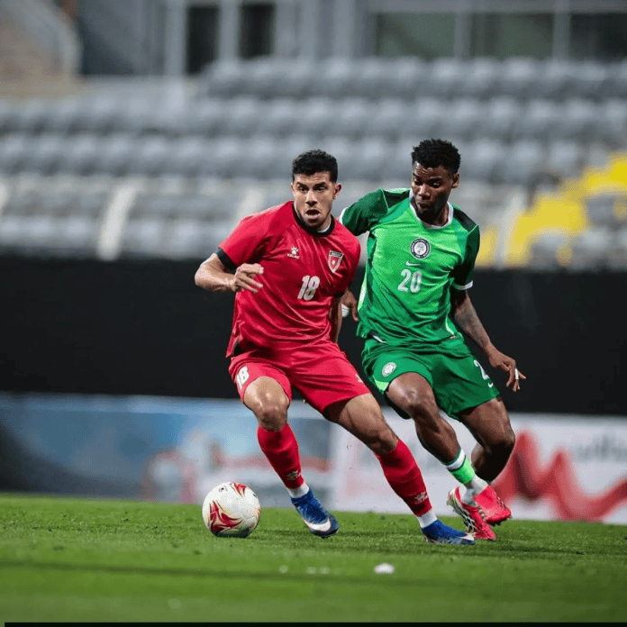 تعادل إيجابي مثير بين النشامى ونيجيريا في ودية تركيا